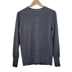 Banana Republic Filpucci Merino Wool Cashmere Gray Crewneck Sweater Women's S
